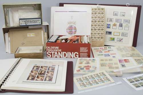 Umfangreiche Briefmarkensammlung / A stamp collection