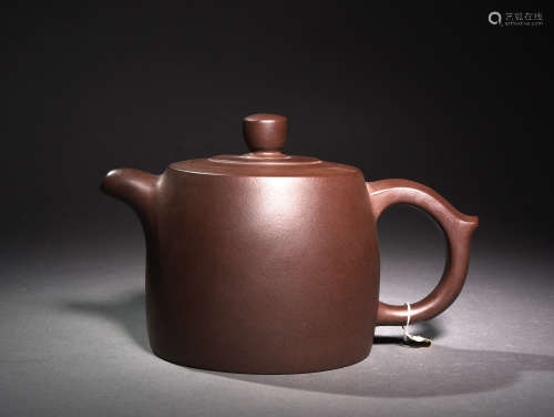 A Chinese Purple Sands Teapot, Chen Guoliang Mark