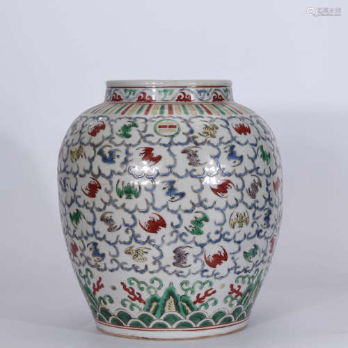 A Chinese Colorful Porcelain Jar