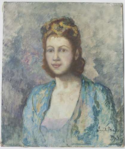 Emil Baes (1879-1954), 'Porträt einer jungen Dame' / 'A