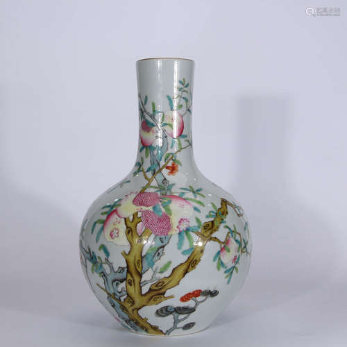 A Chinese Famille Rose Porcelain Vase