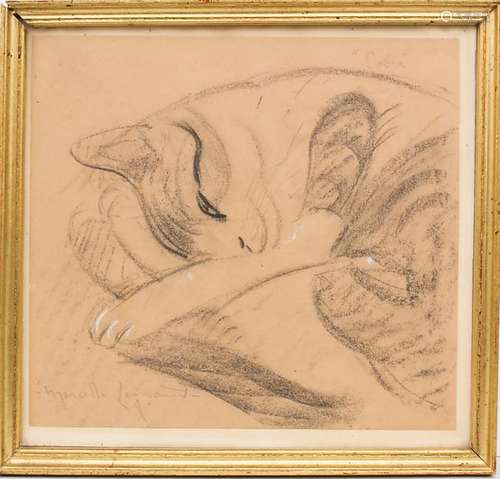 Marcelle Émilie Legrand (1888 - 1983) - Katze 'Cobra'