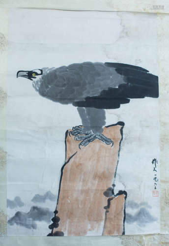 A Chinese Painting, Wu Zuoren Mark