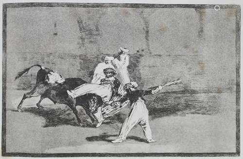 Francisco de Goya (1746-1828), 'Stierkampf' / 'The