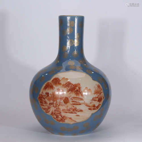 A Chinese Floral Porcelain Vase