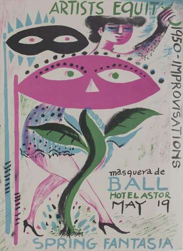Unbekannter Künstler (tätig 1950er Jahre), 'Masquera de