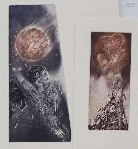 Karel Demel (*1942), 2 Radierungen / 2 etchings Titel: