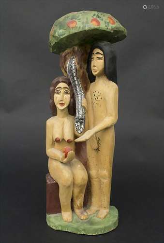 Figurengruppe 'Adam und Eva' / A figural group 'Adam