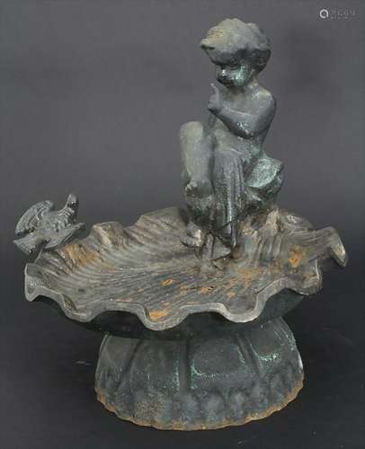 Vogeltränke mit Putto / A bird bath with putto