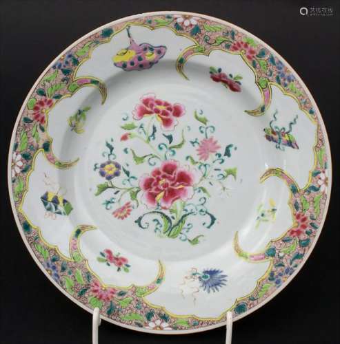 Teller / A plate, China, Kangxi, um 1700 Material: