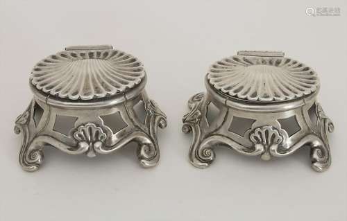 Paar Barock Salieren / A pair of Baroque open salt