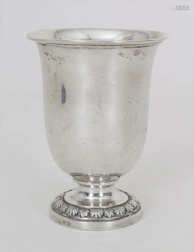 Glockenbecher / A silver beaker, deutsch, um 1800