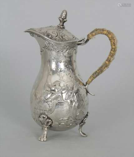 Kleiner Rokoko Krug / A small Rococo silver jug,