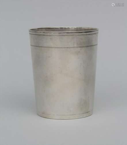 Großer Barock Becher / A Baroque silver beaker,