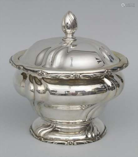 Deckeldose / A lidded silver box, Weinranck Wilhelm,