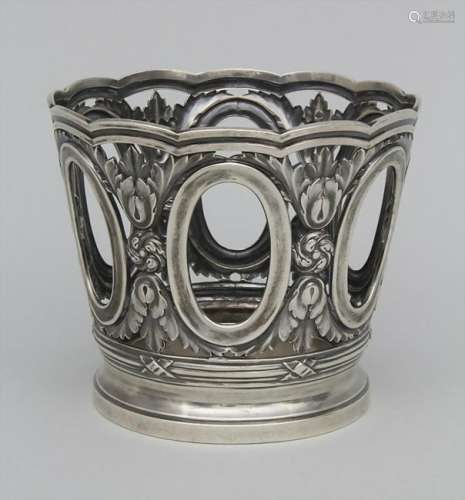 Blumenübertopf / A silver cachepot, Risler & Carre,