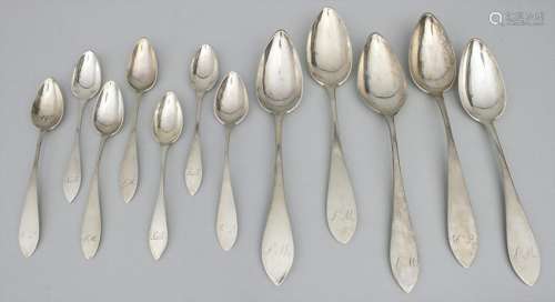 Konvolut Silberlöffel / A set of silver spoons,