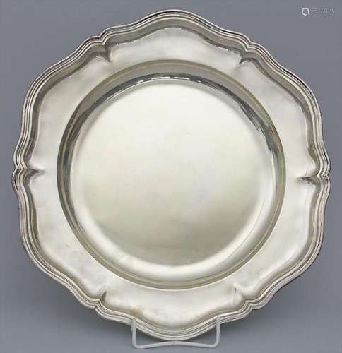 Tablett / A silver tray, deutsch, um 1920 Material: