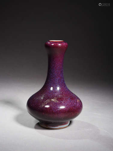 A Chinese Rose Purple Porcelain Vase