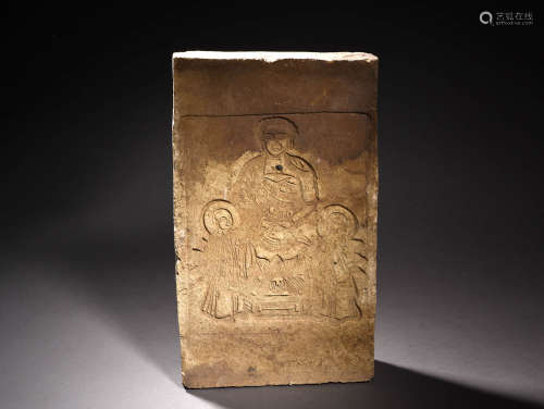 A Chinese Buddha Brick