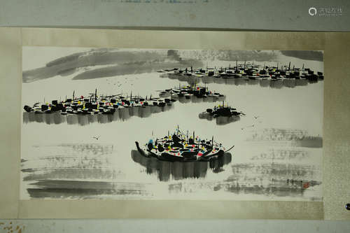 A Chinese Painting,Wu Guanzhong Mark