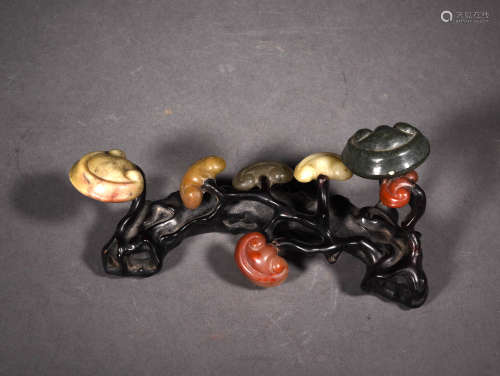 A Chinese Rosewood Decoration