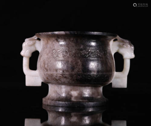 A Chinese Hetian Jade Cup