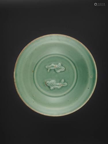 A LONGQUAN 'TWIN FISH' BOWL,SOUTHERN SON…