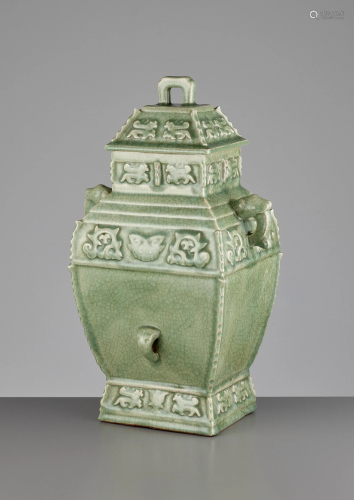 A LONGQUAN CELADON VESSEL, FANG LEI, …