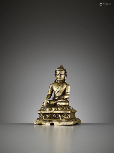 A BRONZE FIGURE OF BUDDHA SHAKYAMUNI, PALA …