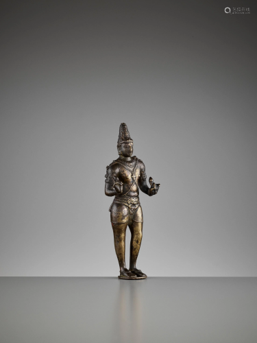 THE SUN GOD SURYA, BRONZE, CHOLA PERIOD