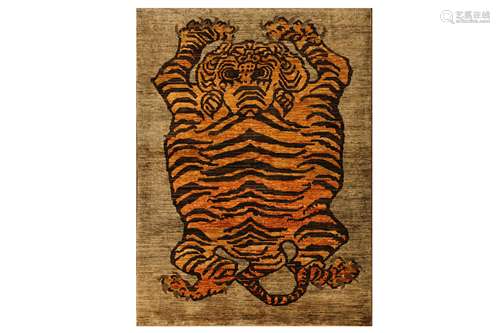 FINE TIGER DESIGN RUG