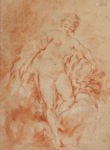 FRANÇOIS BOUCHER, ACCORDING TOCome to the bath with two doves Blood.33 x 25 cm