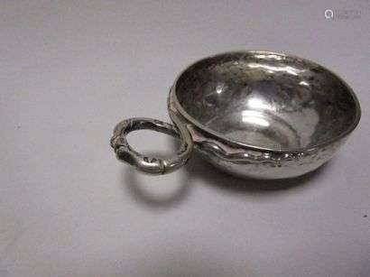 Set of silver and silver-plated metal objects comprising :- Silver TASTEVIN engraved 