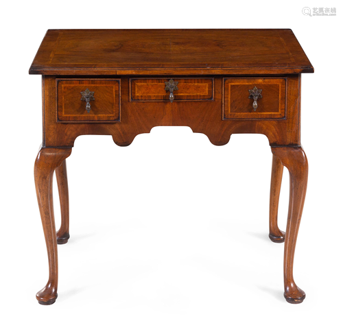 A George III Style Mahogany Lowboy