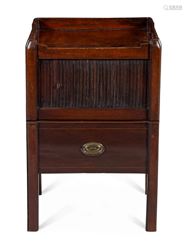 A Georgian Style Mahogany Side Cabinet