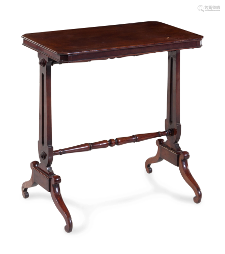 A Regency Style Mahogany Side Table