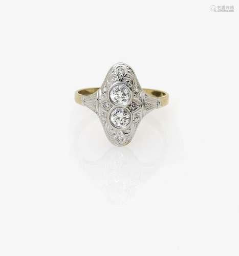 Ring mit Diamanten