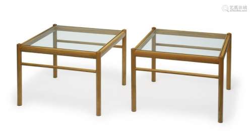 Two side tables 'Colonial table OW 449'