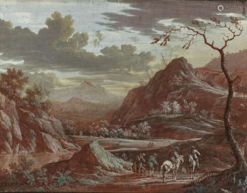 Mountain Landscape with Figure