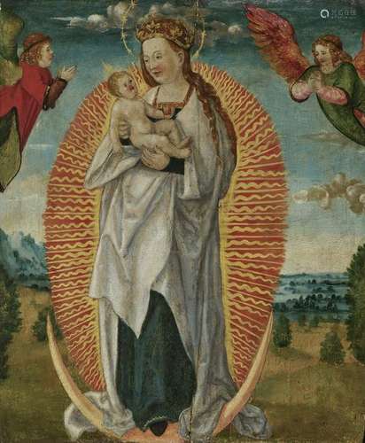 Madonna and Child with Halo