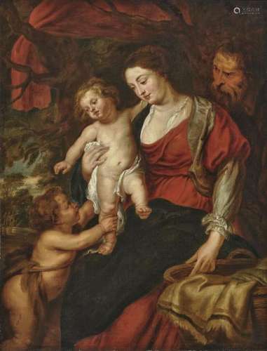 The Holy Family with John the Baptist as a Boy