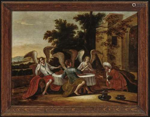 Abraham hosts the Three Angels