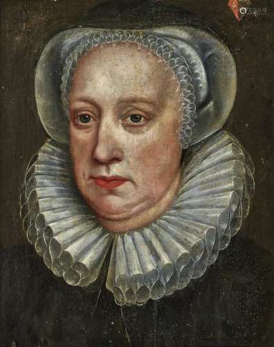 Portrait of a Woman with a Ruff and Lace Bonnet