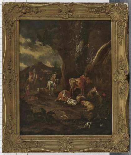 Landscape with Shepherds and Cattle