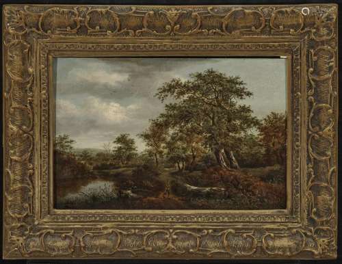 Landscape with Trees and Figure Scenery