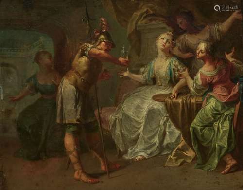 Cleopatra's Banquet - Commander and Lady with Pleading