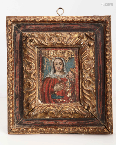 Italian School Madonna and Child oil on panel