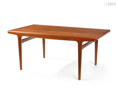 A Johannes Andersen teak extension dining table