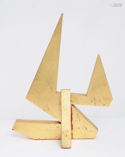 Betty Gold, gold leaf and wood construction